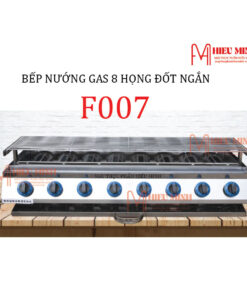 Bếp Nướng Gas 8 Họng Đốt Ngắn